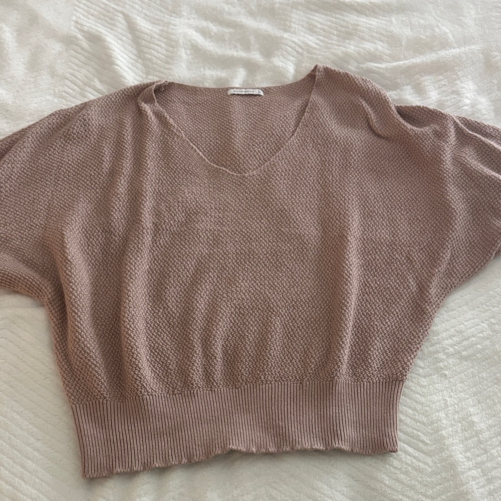 Staccato Women's Knit Top in Taupe